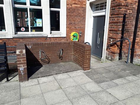 Cycle Parking At Bramley Library Stephen Craven Cc By Sa