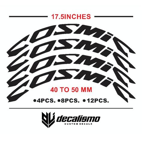 Cosmic Rim Decals Cutout Mm Shopee Philippines