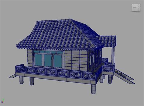 Beach House 3d Model Cgtrader