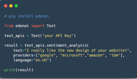 Top 10 Sentiment Analysis Apis Eden Ai