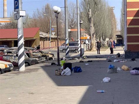 Russian Strike Kills 50 People At Packed Kramatorsk Train Station