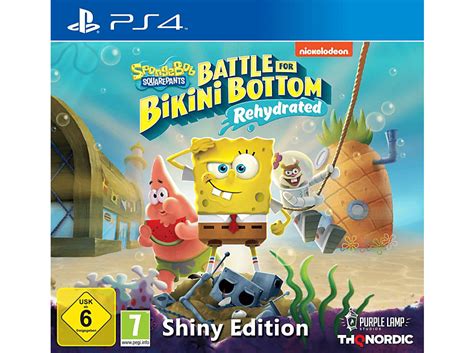 Spongebob Squarepants Battle For Bikini Bottom Rehydrated Shiny Edition Playstation F R