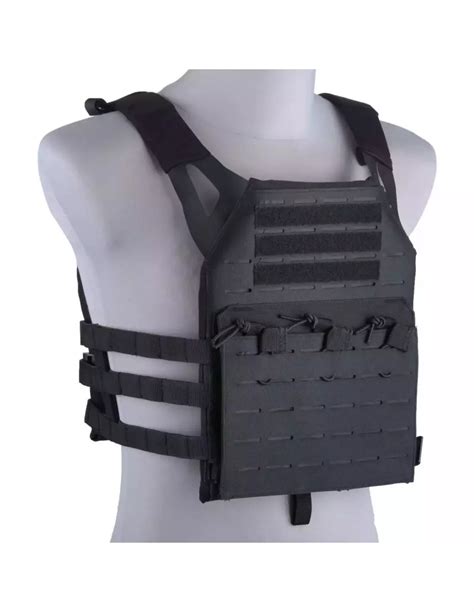 Gfc Tactical® Jump Laser Cut Tactical Vest Black