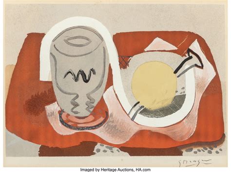 Georges Braque | Still life with lemon (1934) | Artsy