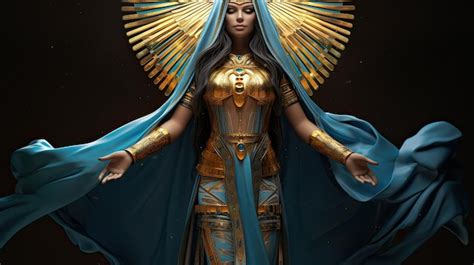 Premium AI Image | Illustration about Egyptian priestess