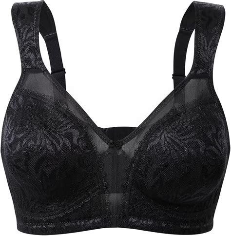 Telimussto Womens Full Figure Minimizer Bras Plus Size Wireless Non Padded Comfort Bra At