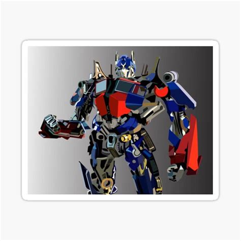 Optimus Prime Sticker By Sunil97041 Redbubble