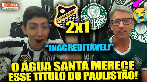 REACT ÁGUA SANTA 2X1 PALMEIRAS PAULISTÃO 2023 I O NETUNO É GIGANTE