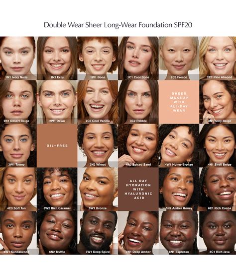 Estée Lauder nude Double Wear Sheer Long Wear Foundation SPF ml Harrods UK