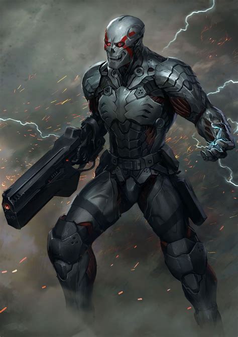 Cyborg Soldier Concept Art