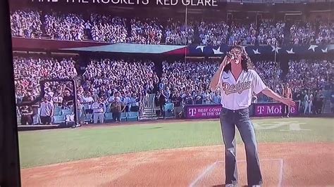 Home Run Derby 2024 National Anthem Remy Valida