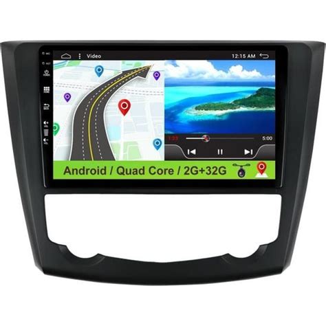 Autoradio Din Android Gps Pour Renault Kadjar Cam Ra