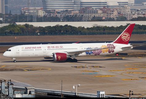 B 1115 Juneyao Airlines Boeing 787 9 Dreamliner Photo By Fish ID