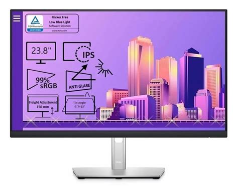 Dell Professional 24 Monitor P2422h Dp Vga Hdmi Full Hd 1920 X 1080