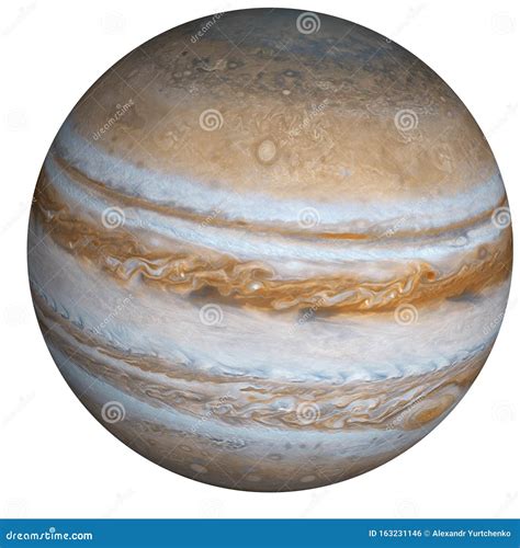 Planet Jupiter Of Solar System Isolated Elements Of This Image