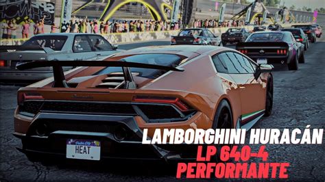 Otro día más en NFS HEAT Lamborghini Huracán LP 640 4 Performante EL