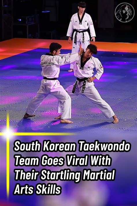 South korean taekwondo team goes viral with their startling martial ...