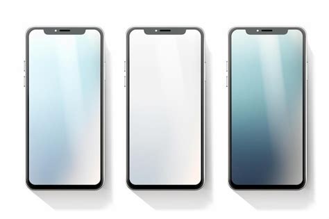 Premium Ai Image Three Iphones Are Shown In Three Different Positions