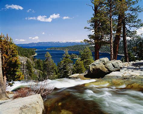 Waterfall Above Emerald Bay At Lake Tahoe Pictures Getty Images