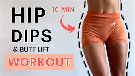 10 Min HIP DIPS Workout Side Booty Butt Lift Workout YouTube