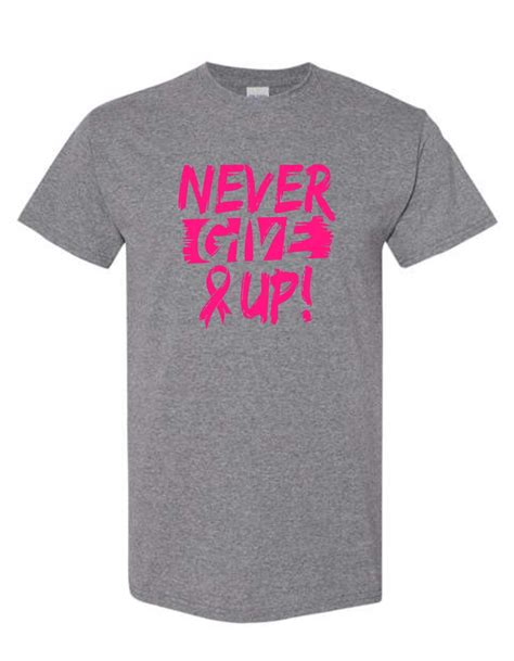 Never Give Up Breast Cancer Etsy