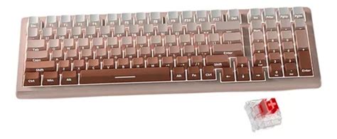 Teclado Mecânico Hot Swappable 18 Interruptor Vermelho Frete grátis