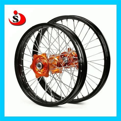 19inch 21inch Dirt Bike Mx Alloy Spoked Billet Wheels For Klx250 450