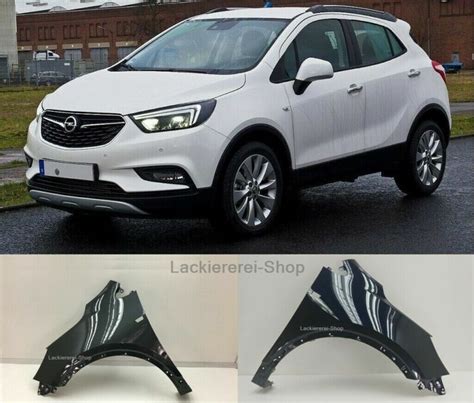 KOTFLÜGEL VORNE L R LACKIERT IN WUNSCHFARBE NEU für Opel Mokka X 2016