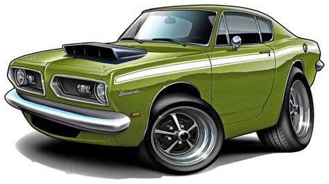 1967-69 Barracuda Classic Car Wall Vinyl Classic Car Wall - Etsy