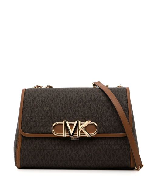 Michael Michael Kors Parker Monogram Shoulder Bag Farfetch