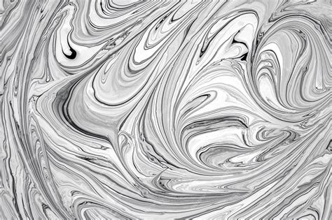 Premium Photo | Fluid Art techniqie. Black and white liquid painting ...