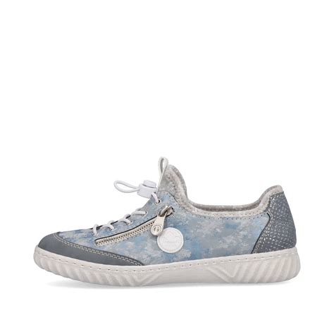 Rieker Damen Slipper Himmelblau Artikelnummer N