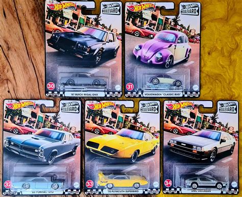 Hot Wheels Boulevard Set C Completo Miniaturas Universo Hot Wheels