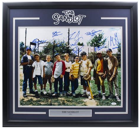 The Sandlot Custom Framed Photo Display Cast Signed By With Tom