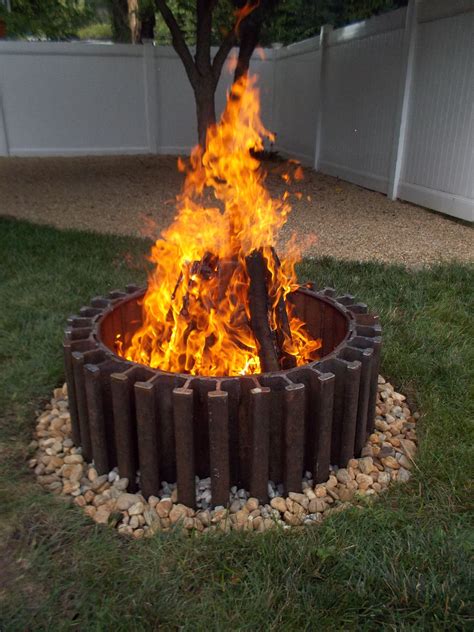 Diy Metal Fire Pit Plans Cor Ten Steel Fire Pit Gas Fire Pit