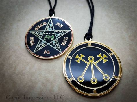 Marbas Sigil Goetia Seal Pendant for Goetic Demon Summoning Rituals ...