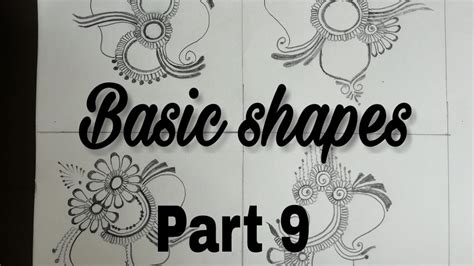 Mehndi Basic Shapes For Beginners Easy Mehndi Design With Paper