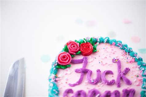 Fuck Cancer Cake Coco Cake Land