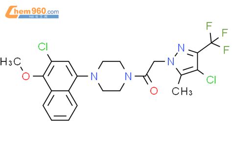 Piperazine Chloro Methoxy Naphthalenyl