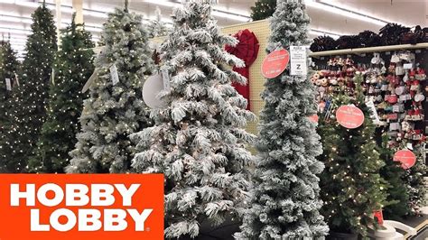 Christmas Trees Christmas Decorations Decor Hobby Lobby Shop With Me Shopping Store Walk