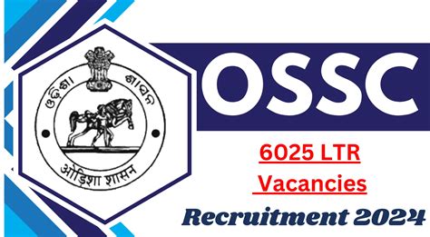 OSSC Training Reserve Teachers Recruitment 2024 For 6025