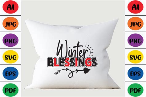 Winter Blessings Graphic by Design store · Creative Fabrica