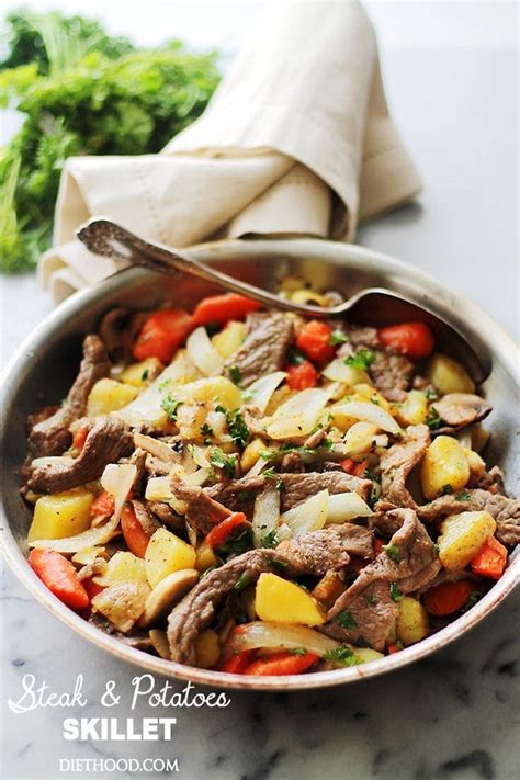 Steak and Potatoes Skillet Recipe | Diethood