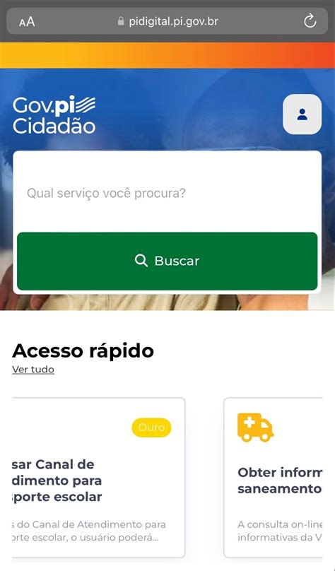 Aprenda A Utilizar O Gov Pi Cidad O Aplicativo Do Piau Que Re Ne