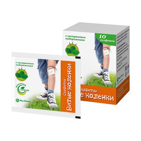 Салфетки «Битые коленки» — Натуротерапия