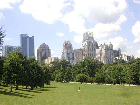 Midtown Skyline In Piedmont Park Photograph By Jason Beattie