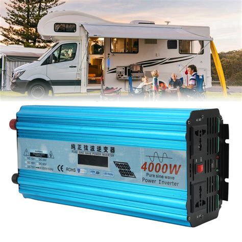 Power Inverter 4000w Pure Sine Wave Dc 6072v To Ac 220v Ac Boat