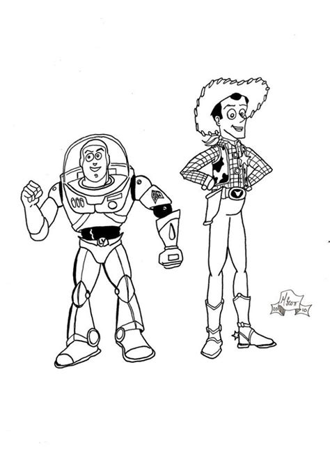 Buzz And Woody Coloring Pages - Coloring Home