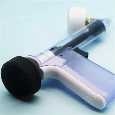 Tianck Medical Disposable Device Indeflator Gun Type Balloon Inflation