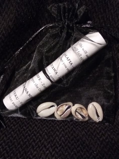 Obi Divination With 4 Cowrie Shells And Instructions Etsy